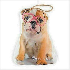 ❤️🐾 Cute NWT Rachael Hale Door Stop Bull Dog Bully Puppy Pet Doorstop Bulldog